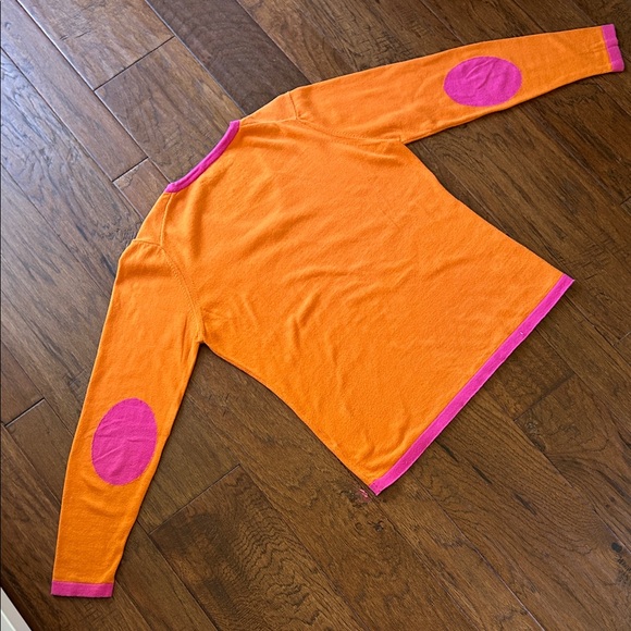 Sweater by Girls Golf BIRDIE Orange / Tangerine and Pink Size Medium - Picture 6 of 6